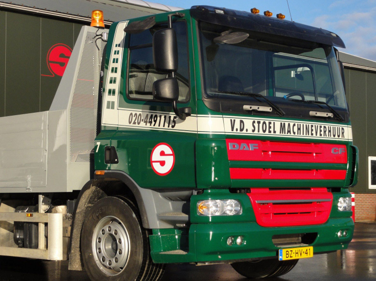 Autoreclame v.d. Stoel